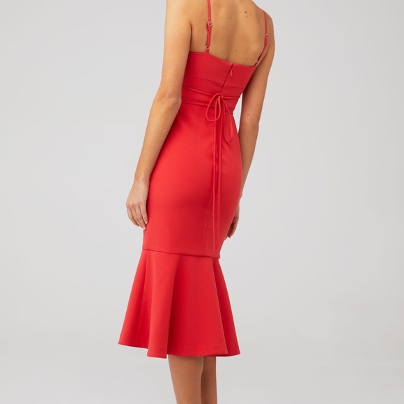 Likely Kiki Dress in Color Bittersweet (coral-red). Size 2. NWT! - Picture 3 of 4